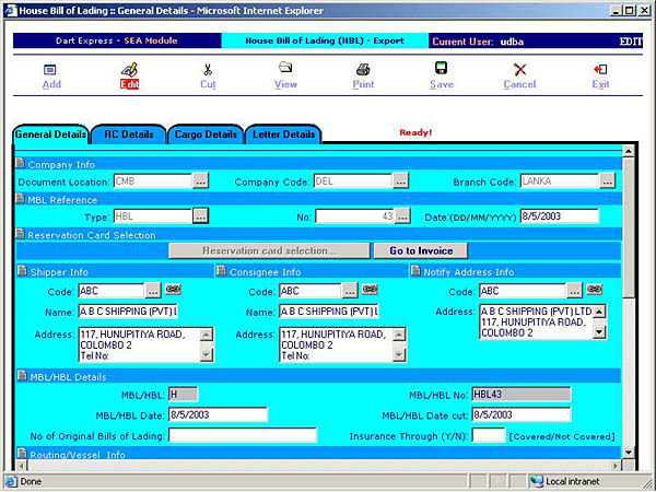 Air - House Bill Maintenance
